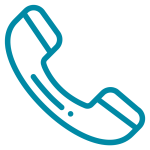 phone-icon line drawing of a telephone