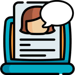 Icon for aphasia stories